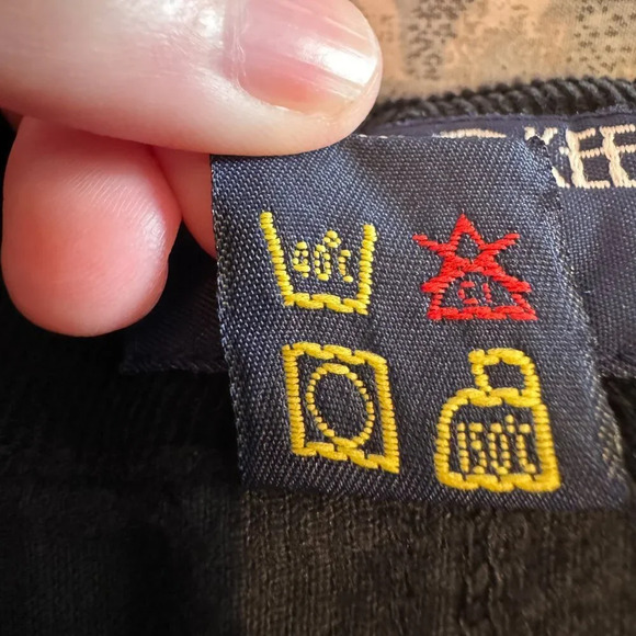 Cherokee Corduroy Maxi Skirt Size 18 Black Whimsigoth Goth Witchy Y2K 90s Grunge - Picture 10 of 13